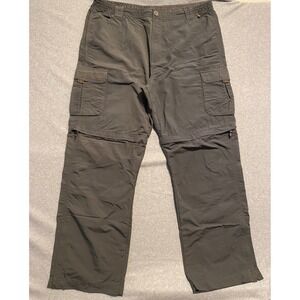 Pacific Trail Cargo Pants Men's 37 x 31 Gray Pockets Convertable Straight‎ Leg
